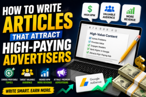 How to Write Articles That Attract High-Paying Advertisers